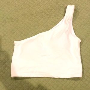 Klassy Network Brami One Shoulder Crop Top